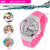 Children's Electronic Watch Multifunctional Daily Waterproof Fashion Numbers Color Student Luminous Watch