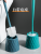 Z22-5838 AIRSUN Long Handle Toilet Brush Creative Cleaning Set with Base Toilet Brush without Dead Angle Toilet Cleaning Brush