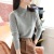 High-End Basic Simple Knitwear Inner Sweater Thickened Half Turtleneck Bottoming Shirt Sweater for Women Autumn Winter Coat