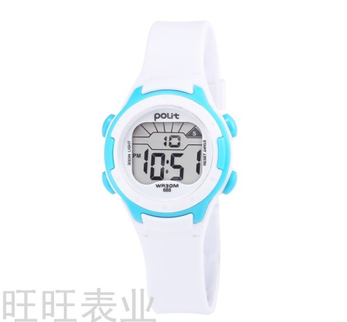 Factory Direct Sales Polit Bora New Cartoon Children Watch Small Series Student Electronic Waterproof Watch