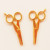 Gold Decoration Handmade DIY Hair Accessories Manufacturer Accessories 34mm Golden Scissors Tailor Pendant 50 Pieces a Pack