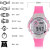 Children's Electronic Watch Multifunctional Daily Waterproof Fashion Numbers Color Student Luminous Watch