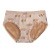 Strawberry Seamless Underwear Women's Cotton Crotch Plaid Traceless Ventilation Plump Girls Mid-Waist Lace Bow Briefs