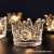 Crown Candlestick Romantic Candle Holder Mini Ashtray Decorations Storage Office Pen Holder Candlelight Dinner Decoration