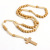 Natural Wooden Bead Christian Rosary Necklace Hand-Woven Cross Necklace Jesus Religion Foreign Trade Ornament Wholesale