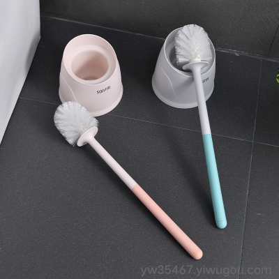 S81-1302 Simple Home Creative Modeling Draining Toilet Brush No Dead Angle Floor-Standing Toilet Brush Cleaning