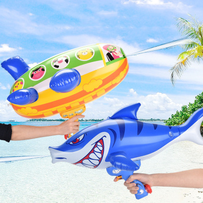 Hot Cross-Border Large Inflatable Cartoon Animal Balloon Water Gun Toy Summer Outdoor Beach Swimming Pool Water Toy