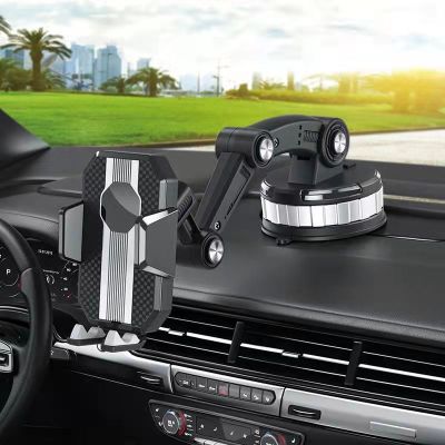 Large Truck Suction Cup Car Mobile Phone Holder Car Universal Large Suction Cup Windshield Dashboard on-Board Bracket