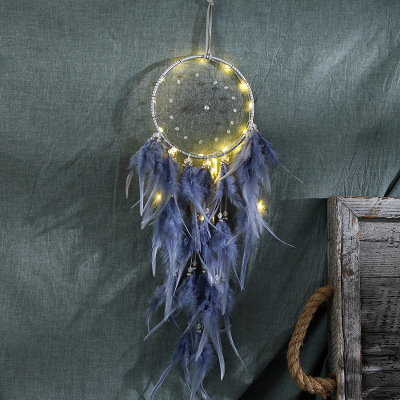 Factory Indian Style Dreamcatcher Feather Wind Chimes Ornaments Room Decor Creative Gifts