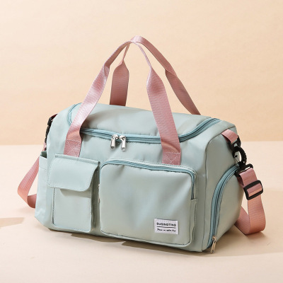 Women's Bag 2021new Gym Bag Dry Wet Separation Handbag Independent Shoe Warehouse Sports Bag Oxford Cloth Backpack