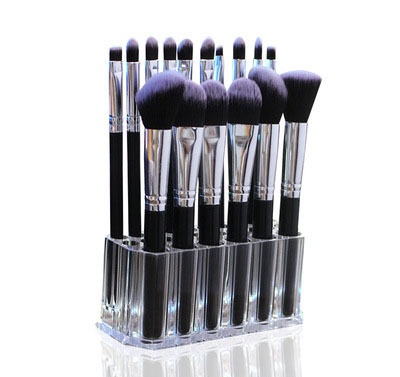 Acrylic 26-Hole Eyebrow Pencil Pencil Ballpoint Pen Crayon Eyeliner Display Stand Multifunctional Display Storage Box