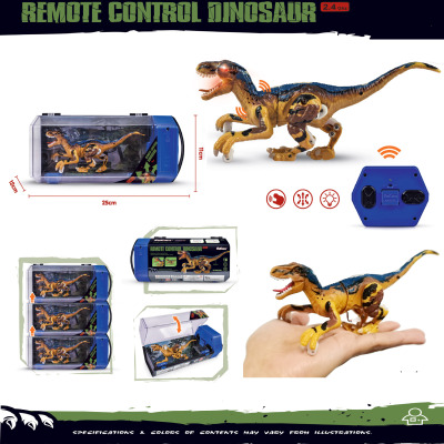 Small Flexible Bionic Dinosaur Toy Remote Control Dinosaur RC Remote Control Car Raptor