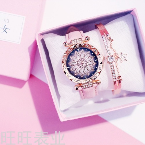 Hot Selling Stall Night Market Box Bracelet Watch Tomato Internet Celebrity Chain Watch TikTok Ins Style Women‘s Watch Delivery