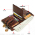  Wallet RFID Leather Wallet Casual Fashion Double Zipper Multiple Card Slots Vintage Clutch Coin Purse for Generation