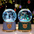 Factory Supplier Yilu Accompanied Crystal Ball Rotating Floating Snowflake Light Luxury Fengshui Ball Music Box Birthday Gift