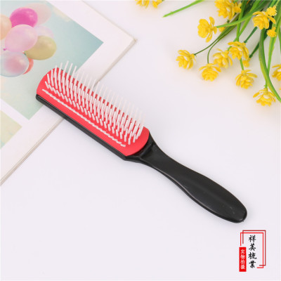 Hair Tools Fine Teeth Comb Straight Comb Barber Shop Vent Comb Removable Massage Oil Head Styling Comb