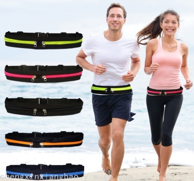 Sports Waist Bag Close-Fitting Mobile Phone Storage Night Running Outdoor Workout Elastic Lightweight Belt Bag Waist Bag