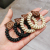 Korean Early Autumn New Milk Tea Color Series Frosted and Matte Phone Line Hair Ring Smiley Head Rope Girl Hair Band for Hair Ties