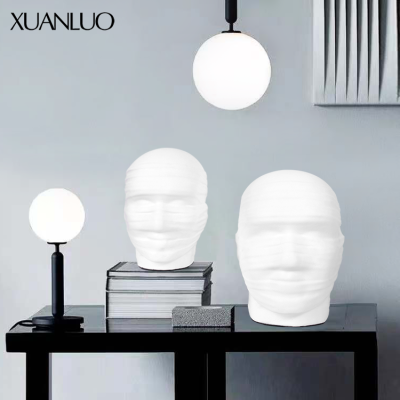 Modern Simple Abstract Figure Head Portrait Sculptured Ornaments Model Room Light Luxury Creative Crafts Decorations