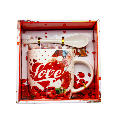 Valentine's Day Gift Set Couple Ceramic Cup Customized Valen