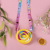 Children's Bag 2021 Colorful Cartoon Cute Messenger Bag Silicone Girl Baby Princess Mini Coin Purse