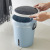 Factory Press Trash Can Household Bathroom round Plastic Covered with Lid Toilet Living Room Bedroom Nordic Simple
