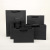 Factory Customized Black Paperboard Bags of Tea Packaging Gift Portable Paper Bag Kraft Paper Black Paperboard Handbag Printing