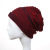 Knit Slouchy Beanie Hat Unisex Woolen Beanie Ski Cap Winter 