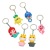 Creative Fashion Cartoon Character Keychain Cute Doll Keychain Pendant Cars and Bags Key Ring Ornaments