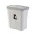 Japanese Style Push Cover Wall-Mounted Trash Can Household Kitchen Cabinet Door Hanging Large Plastic Storage Toilet Pail Wholesale