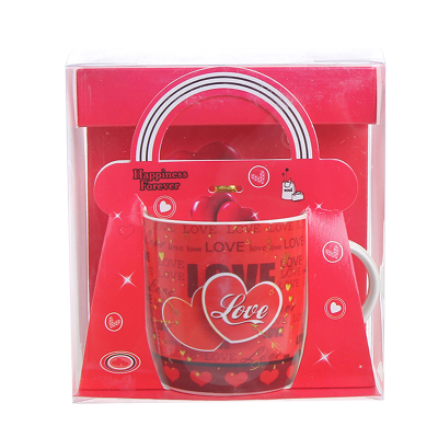 2021 Hot Sale Valentine's Day Gift Box Mug Custom Pattern Te