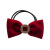 New Year Festival Bi Preparation ~ Wine Red Bow Barrettes Hair Band Bang Clip Korean Hair Accessories