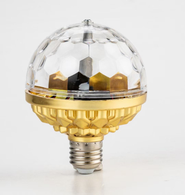 Golden Diamond Small Magic Ball Colorful Bulb Lamp