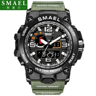 Smael Smael Fashion Sports Men Electronic Watch Luminous Outdoor Double Display Sports Electronic Watch