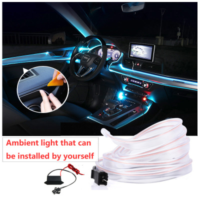 Car Atmosphere Interior LED Light Bar USB Atmosphere Luminescent Light Motorcycle Car Modification Wireless Light Strip