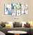 Multi-Combination Bedroom Living Room Sofa Background Wall Bedside Mural Aluminum Alloy Baked Porcelain Modern Decorative Picture