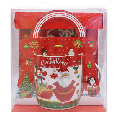 Best Selling Christmas Mug Red Sublimation Coffee Ceramic Ha