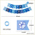 Pet Dog Cat Birthday Suit Party Footprints Balloon Flag Scarf Pocket Hat Four Pieces Triangular Binder Exclusive For Cross-Border