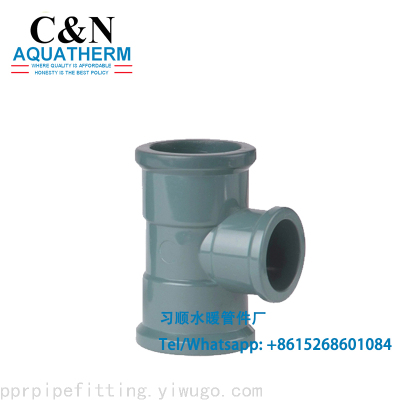 PVC Pipe Fitting German Standard Pipe Fitting Joints 20mm 25mm mm Foreign Trade Export to Middle East Africa