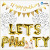 Birthday Party Balloon Golden Balloon Birthday Balloon Full-Year Birthday Arrangement Letters for Decoration Balloon