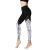 European and American New Print Yoga Pants Women's Tight Elastic High Waist Patchwork Exercise Workout Pants Yoga Clothes Cropped Pants
