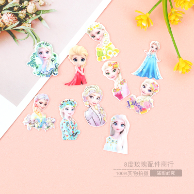 Resin Accessories Sweet Cute Cartoon Princess DIY Cell Phone Shell Accessories Children Hair Accessories Handmade Material Wholesale