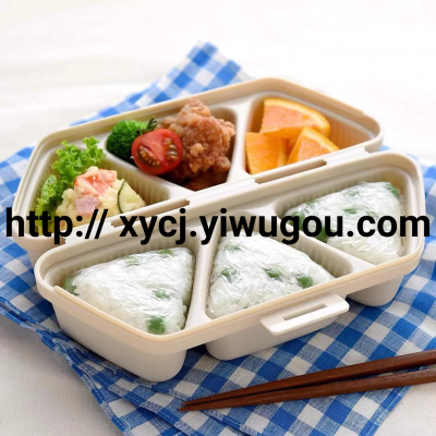 6-Grid Triangle Rice Box Rice Ball Mold