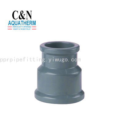 Supply PVC Pipe Fitting Reducing Joint German Standard Pipe Fittings 25*20 Reducing Coupling Exported to Africa