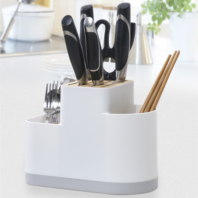 Japanese-Style Simple Knife Holder Kitchen Storage Rack Spoon Fork Chopsticks Holder Storage Rack Knife Holder Storage Rack