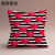 Cross-Border New Arrival Black Background Valentine's Day Netherlands Velvet Digital Printing Pillow (Excluding Pillow Core) Pillow Cushion Cover H