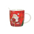 Christmas gift ceramic christmas cup cute with spoon cup mug