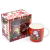 Gift Box packing Decoration Ceramic Santa Christmas Coffee C