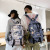 Foreign Trade Backpack Men's 2021 New Junior College High School Student Schoolbag Fashion Korean Style Outdoor Casual Backpack Fashion