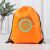 210D Polyester Drawstring Bag Printable Logo Training Storage Advertising Nylon Drawstring Double-Shoulder Backpack